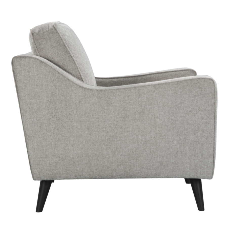 Daffy Armchair – Greige | Velvet