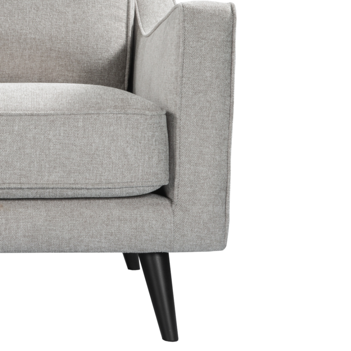 Daffy Armchair – Greige | Velvet