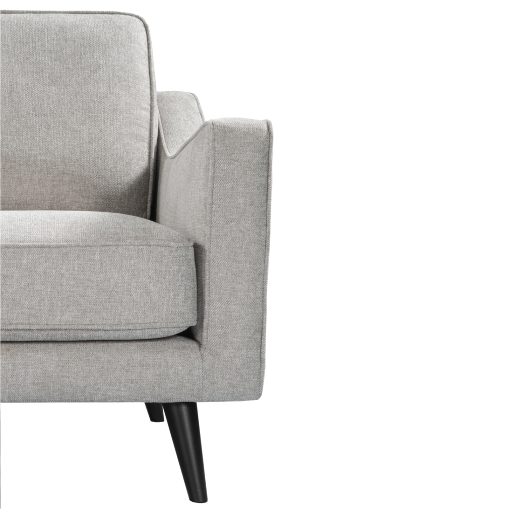 Daffy Armchair – Greige | Velvet