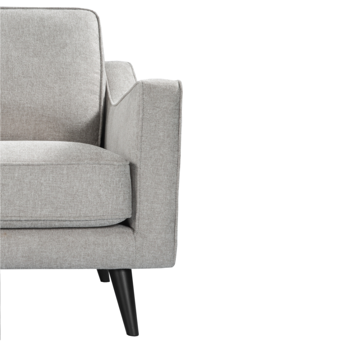 Daffy Armchair – Greige | Velvet