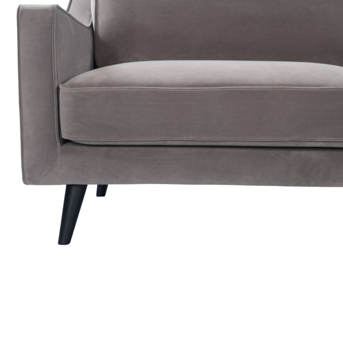 Daffy Sofa – Mink Velvet | 2.5 Seater