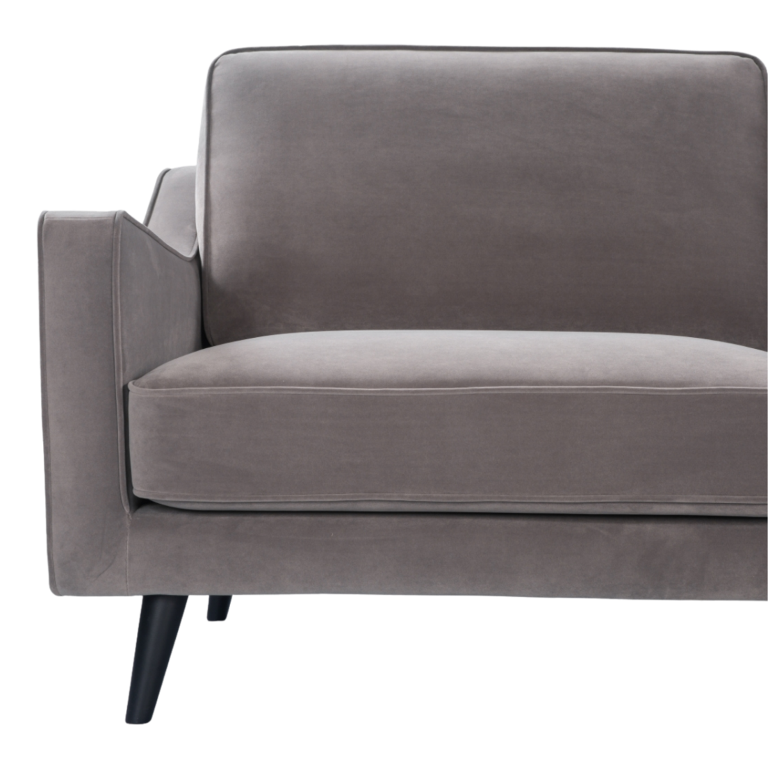 Daffy Sofa – Mink Velvet | 2 Seater