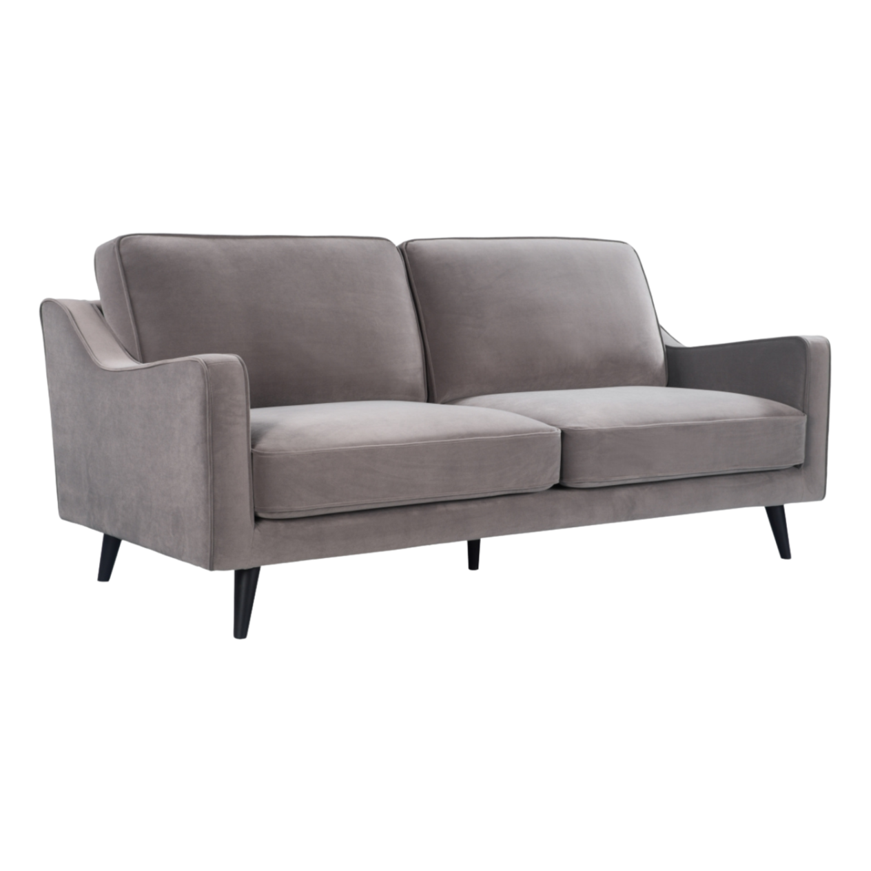 Daffy Sofa – Mink Velvet | 2.5 Seater