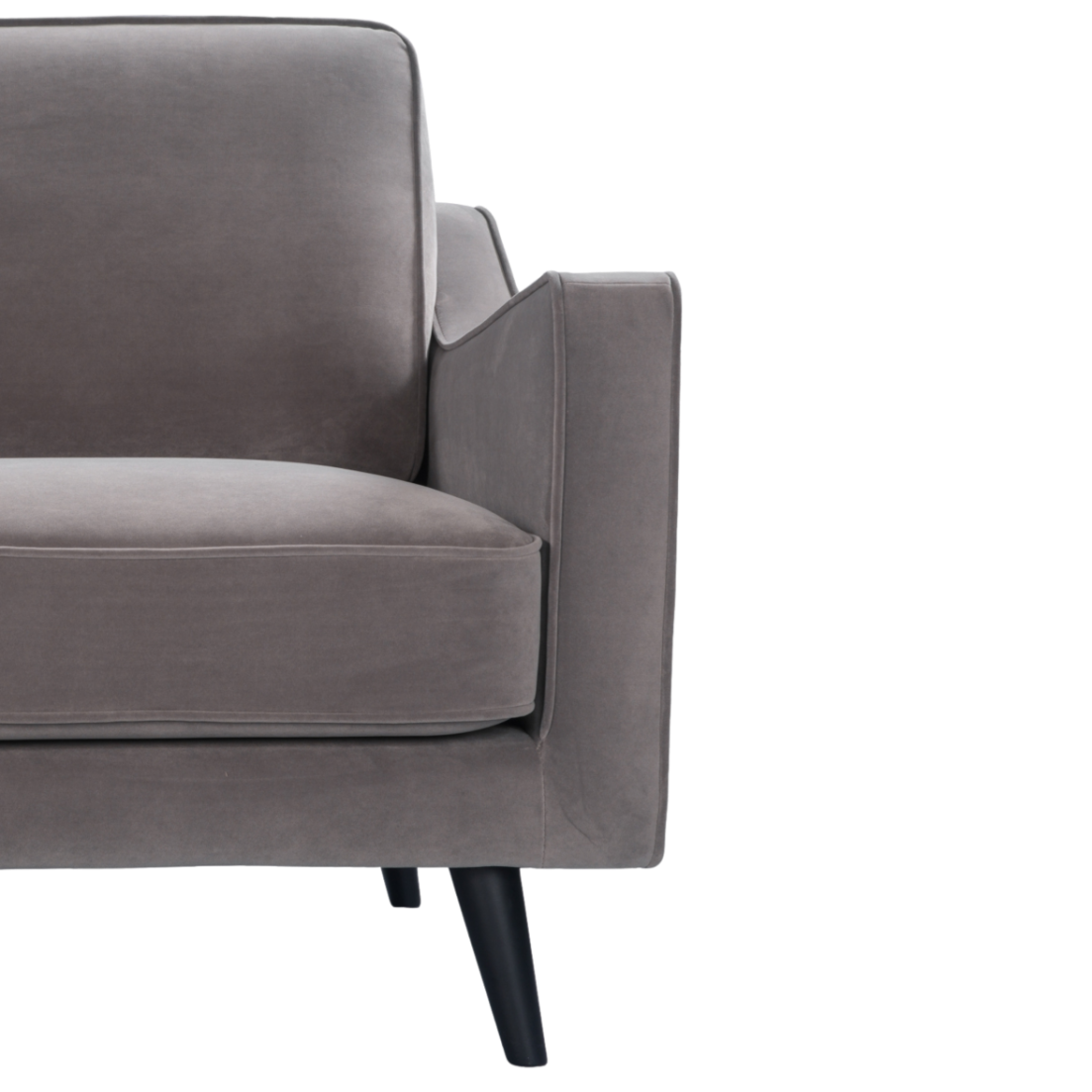 Daffy Armchair – Mink | Velvet