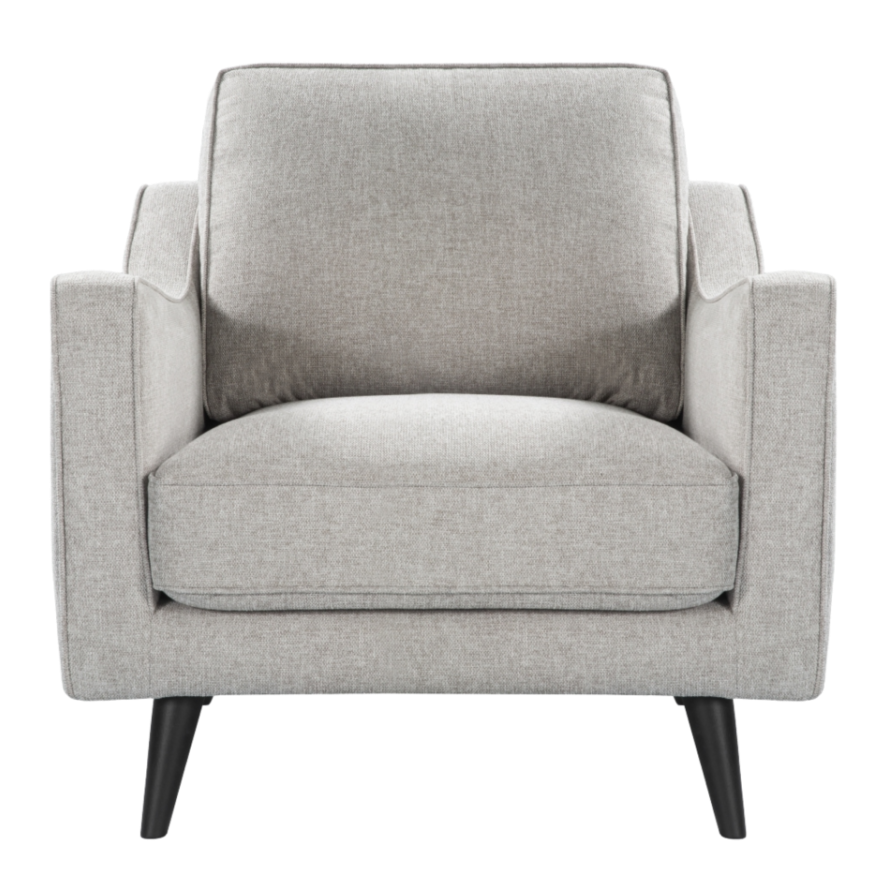 Daffy Armchair – Greige | Velvet