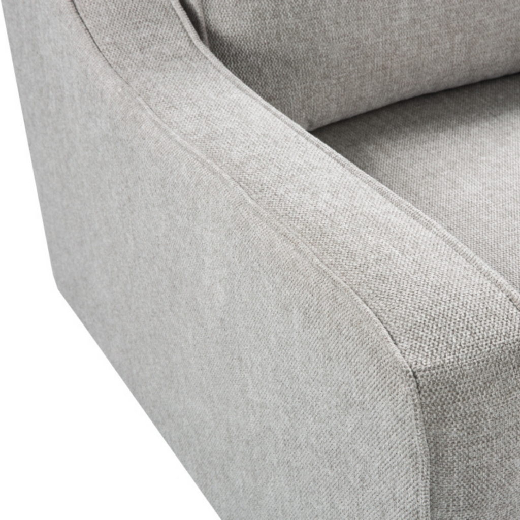 Daffy Armchair – Greige | Velvet