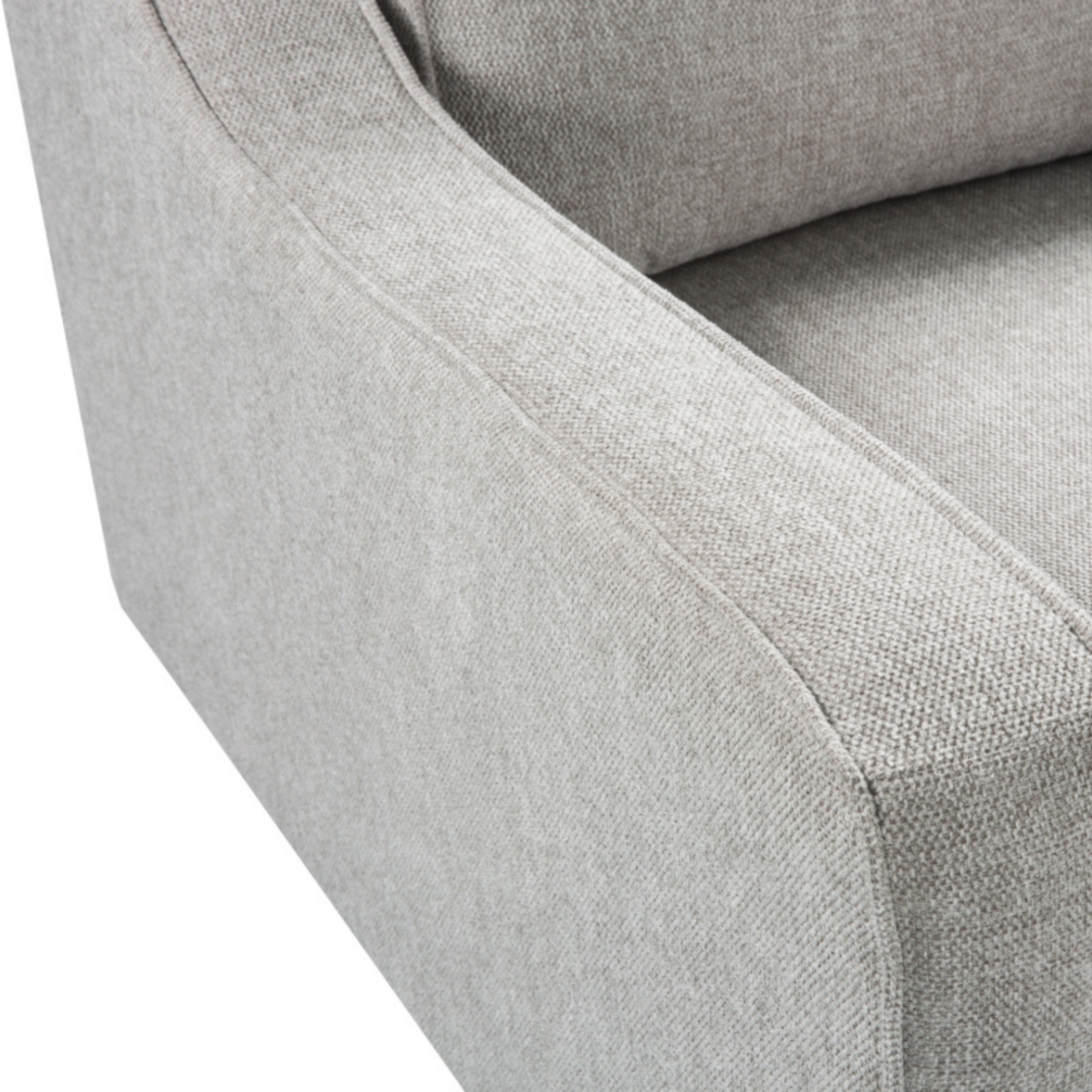 Daffy Armchair – Greige | Velvet