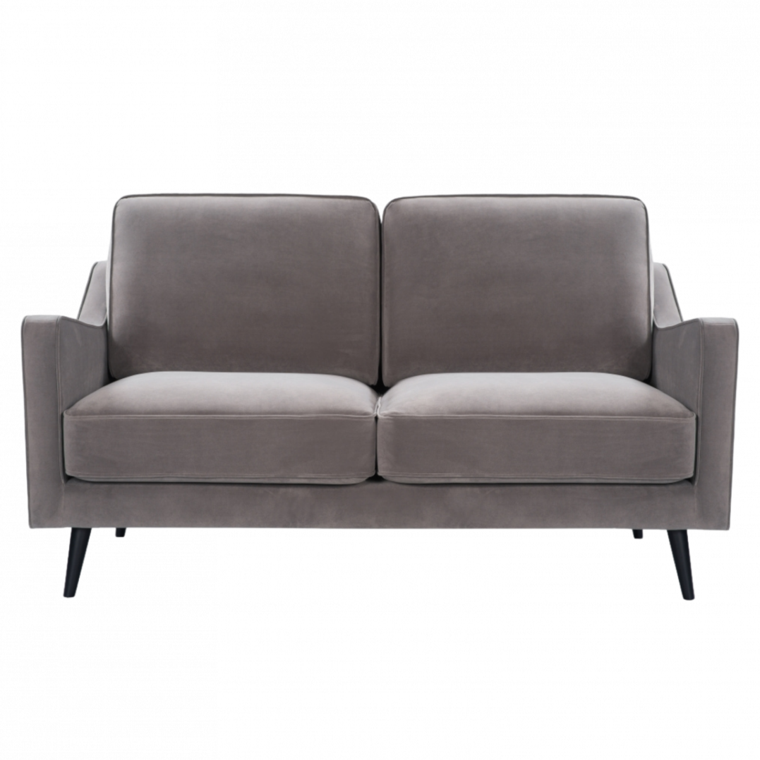 Daffy Sofa – Mink Velvet | 2 Seater