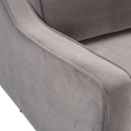 Daffy Sofa – Mink Velvet | 2.5 Seater