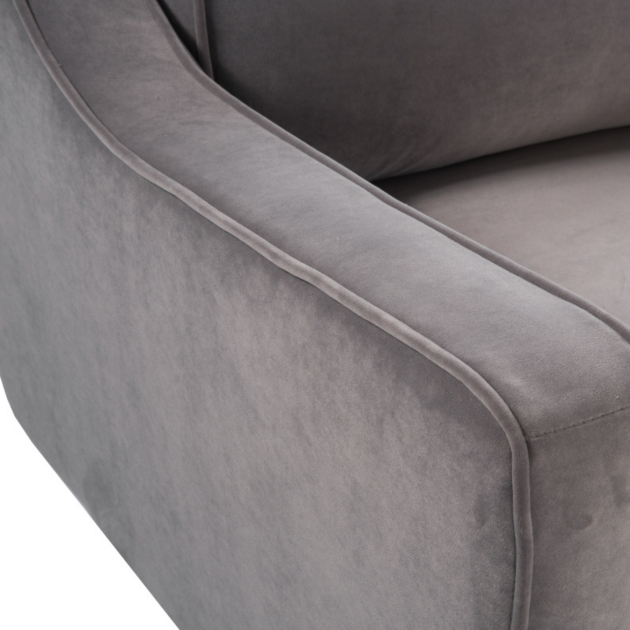 Daffy Armchair – Mink | Velvet