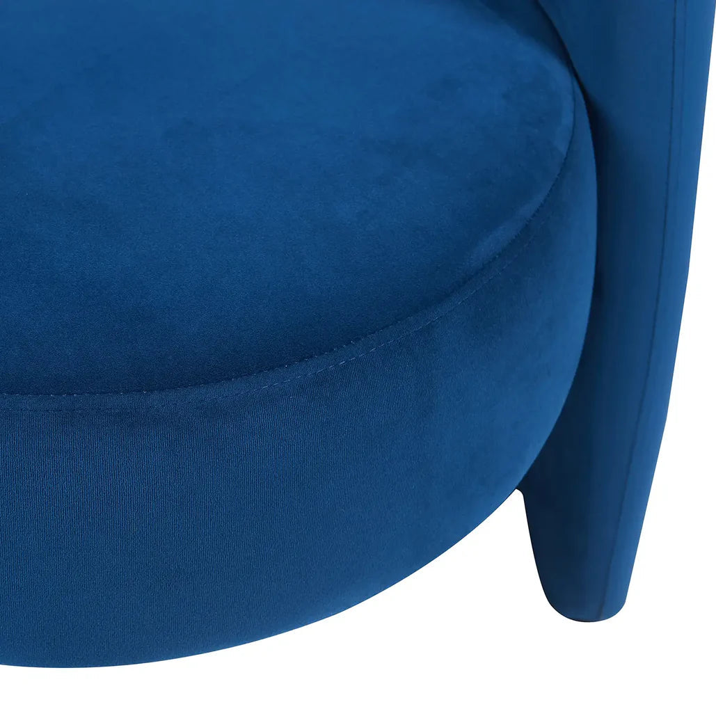 Dylan Accent Chair – Velvet | Navy