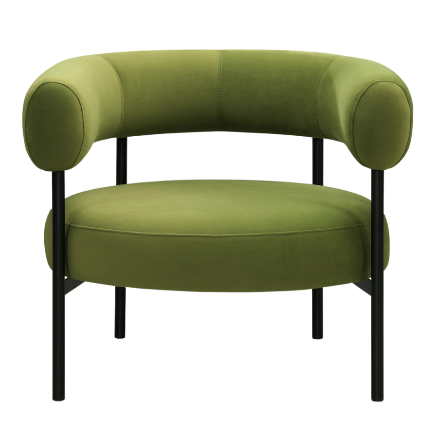 Eclipse Chair – Olive | Velvet