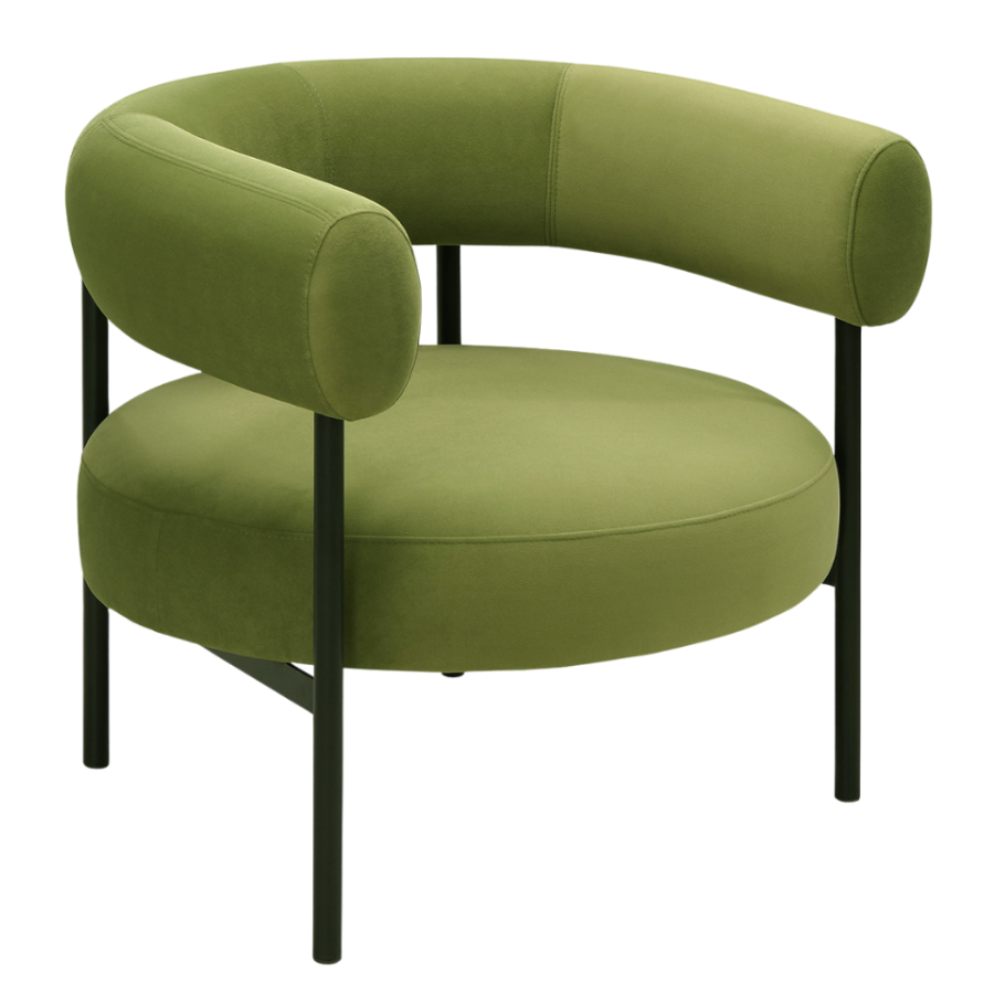 Eclipse Chair – Olive | Velvet
