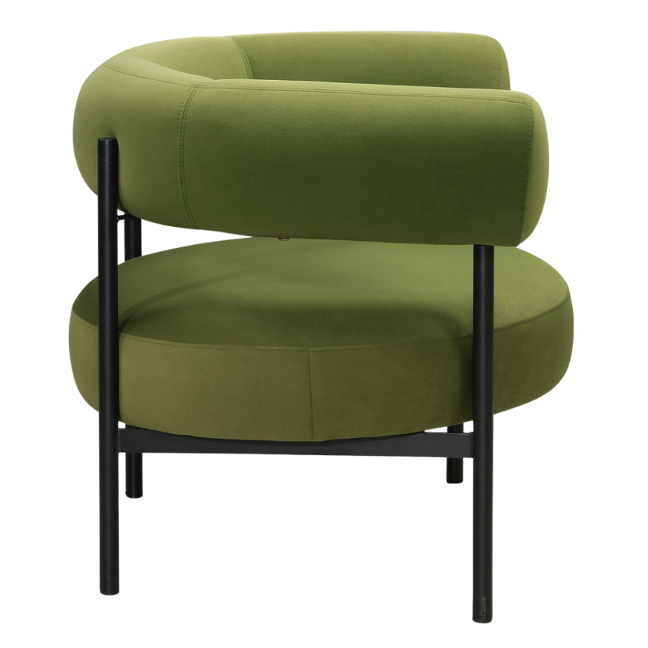 Eclipse Chair – Olive | Velvet