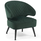 Gemma Accent Chair – Velvet | Dark Green