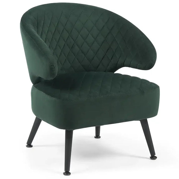 Gemma Accent Chair – Velvet | Dark Green