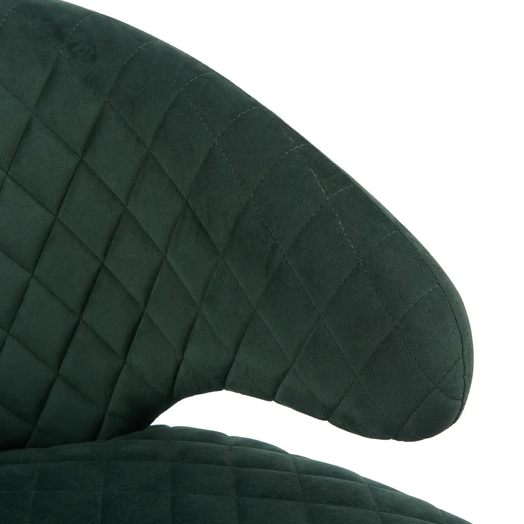 Gemma Accent Chair – Velvet | Dark Green