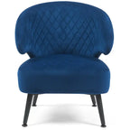 Gemma Accent Chair – Velvet | Navy