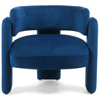 Hailey Accent Chair – Velvet | Navy