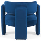 Hailey Accent Chair – Velvet | Navy