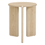 Halo Side Table – Oak | Round