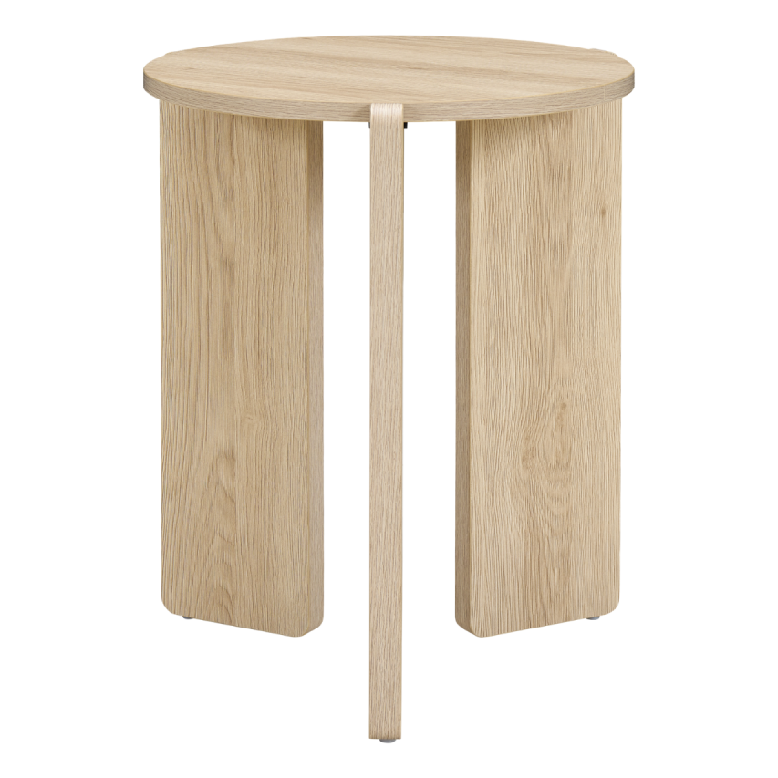 Halo Side Table – Oak | Round