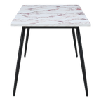 Horizon Dining Table – Violetta Marble | 6 Seater