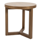 Iris Lamp Table – Walnut | Round