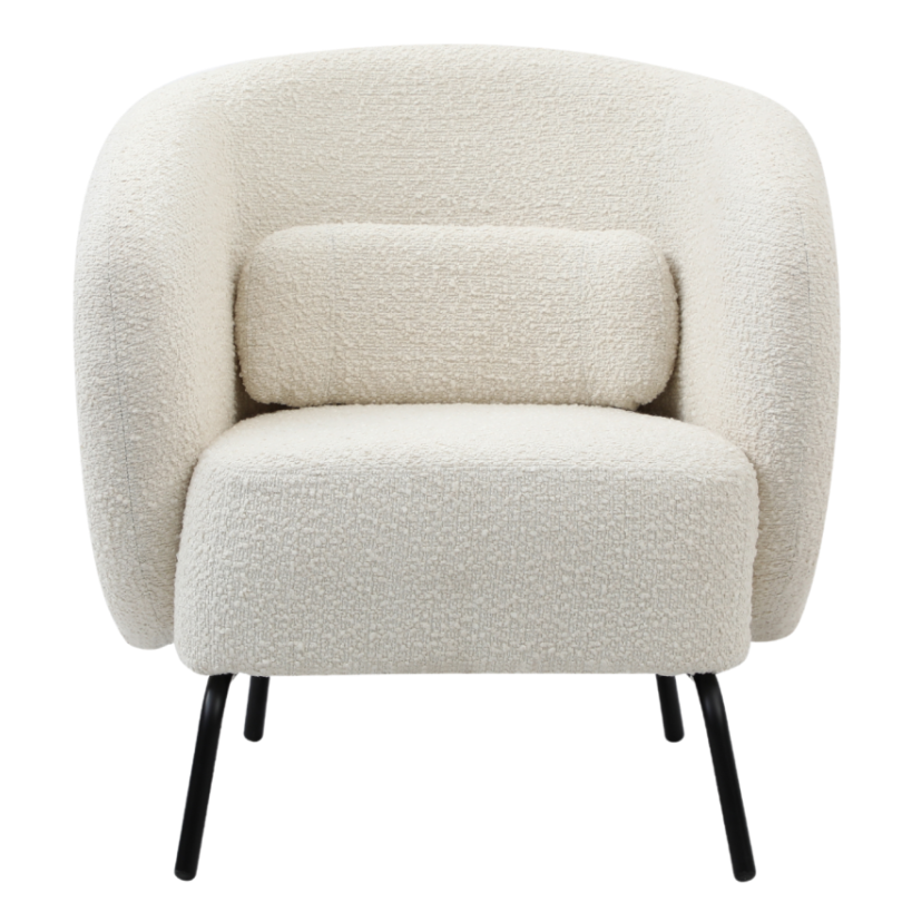 Joey Armchair – Cologne Ivory | Boucle