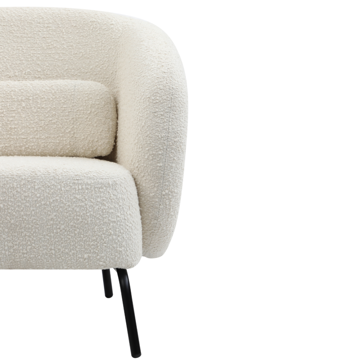 Joey Armchair – Cologne Ivory | Boucle