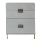 Lilly Chest – Grey | 4 Drawer