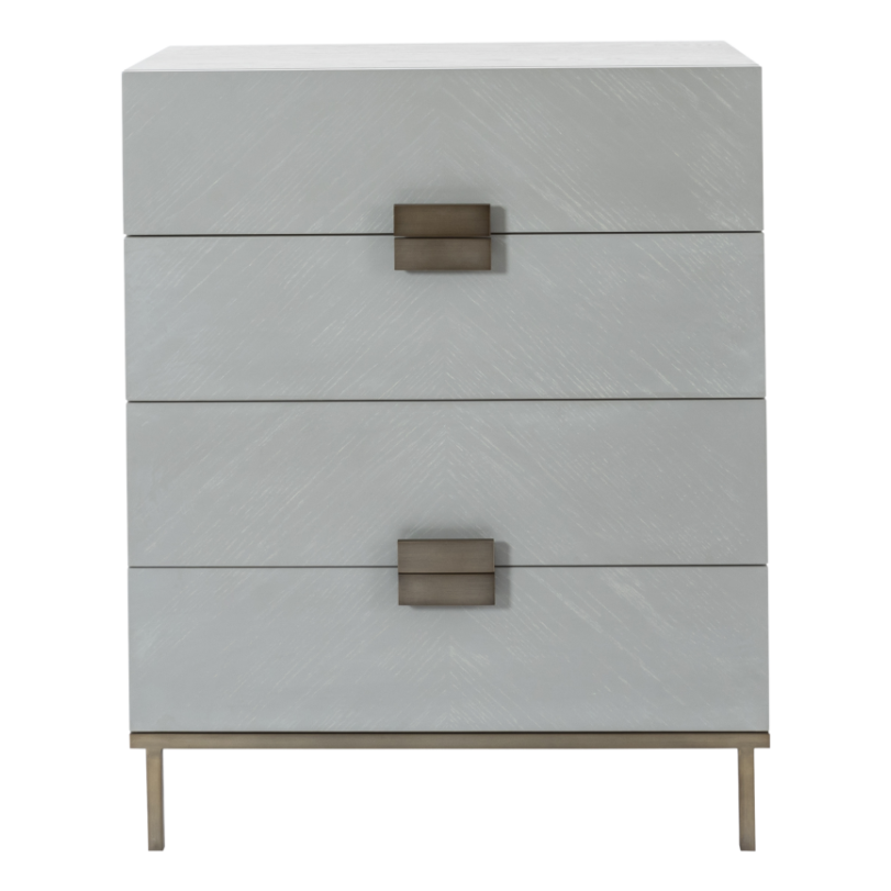 Lilly Chest – Grey | 4 Drawer