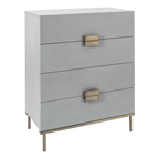 Lilly Chest – Grey | 4 Drawer