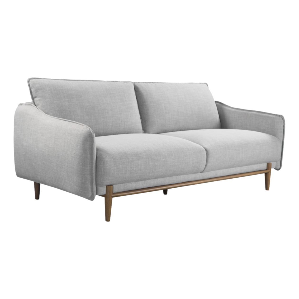 Louie Sofa – Grey Linen | 3 Seater
