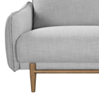 Louie Sofa – Grey Linen | 3 Seater