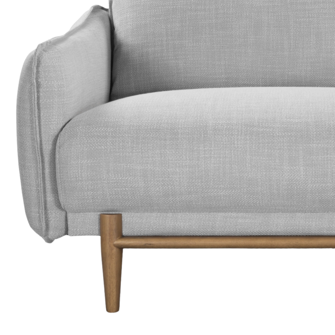Louie Sofa – Grey Linen | 3 Seater