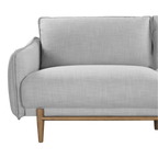 Louie Sofa – Grey Linen | 3 Seater