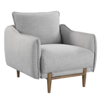 Louie Armchair – Grey | Linen