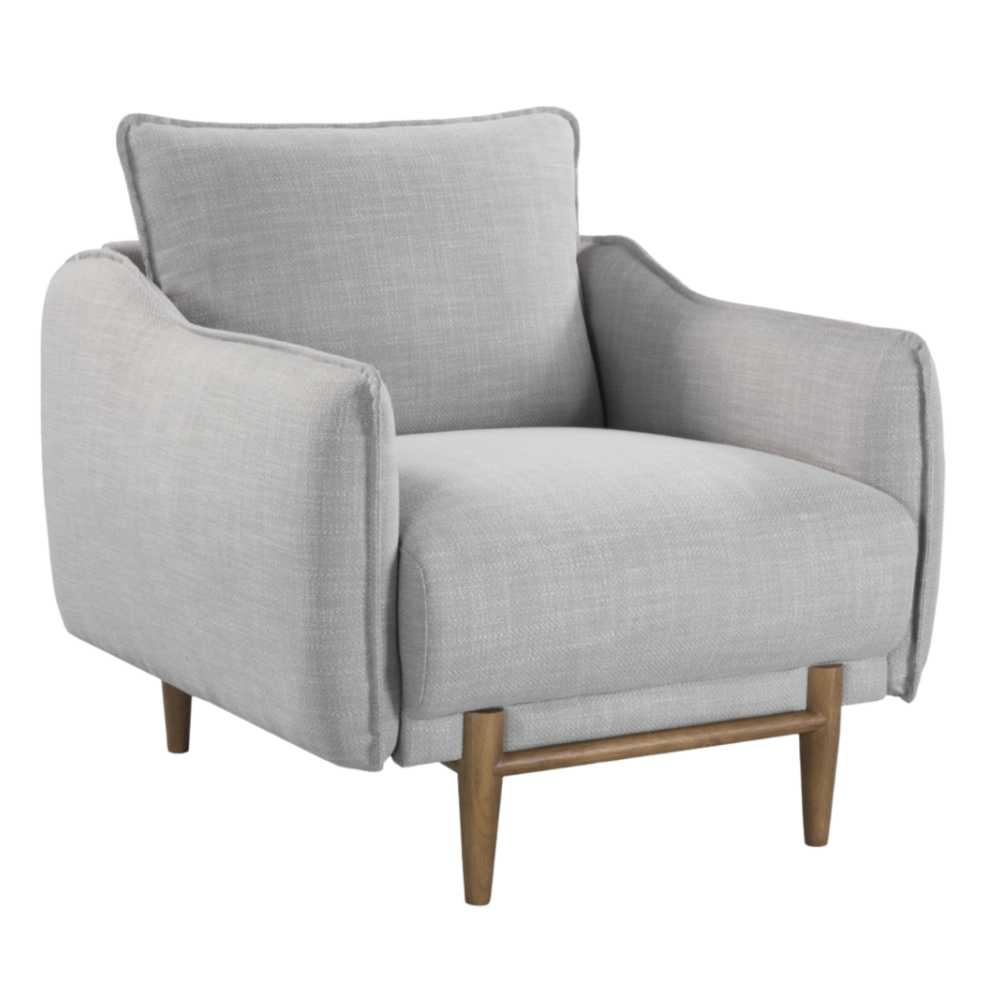 Louie Armchair – Grey | Linen