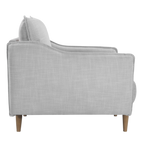 Louie Armchair – Grey | Linen