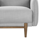 Louie Armchair – Grey | Linen