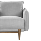Louie Armchair – Grey | Linen