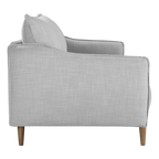 Louie Sofa – Grey Linen | 3 Seater