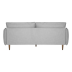 Louie Sofa – Grey Linen | 3 Seater