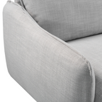 Louie Sofa – Grey Linen | 3 Seater