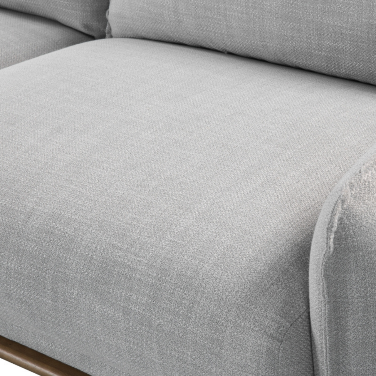 Louie Sofa – Grey Linen | 3 Seater