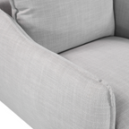 Louie Armchair – Grey | Linen