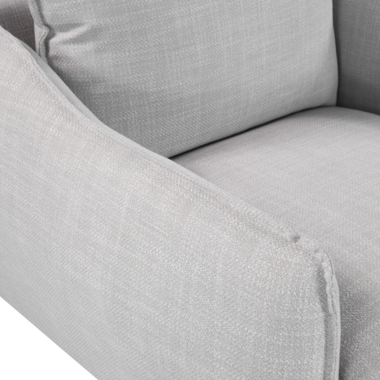 Louie Armchair – Grey | Linen