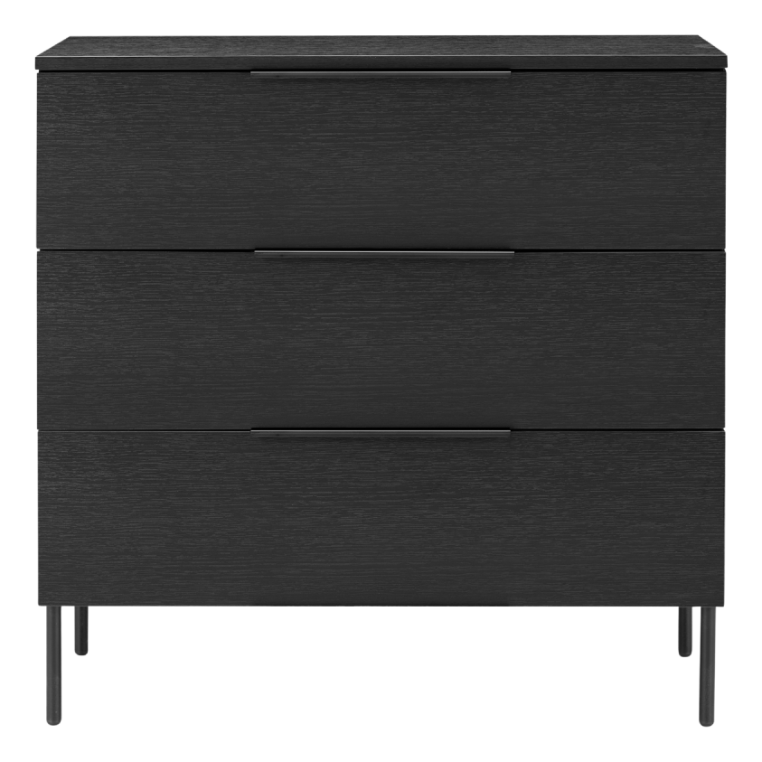 Luna Chest – Black | 3 Drawer