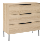 Luna Chest – Oak | 3 Drawer